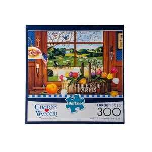Charles Wysocki Peach Of A Day 300 Large Piece Puzzle Buffalo Games